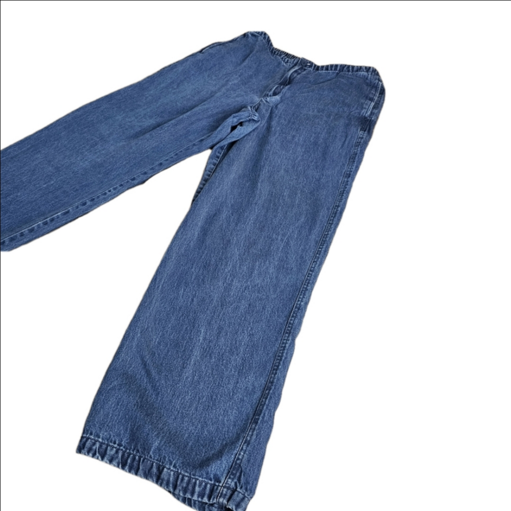 Liz Claiborne Livy Tencel Chambray Jeans Loosefit Casual Blue Womens Large - Picture 3 of 14